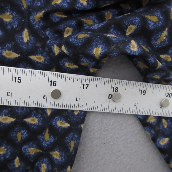 J McLaughlin Top‎ Small Ruffle Neck Durham Catalina Cloth Preppy Academia Career - Picture 7 of 9